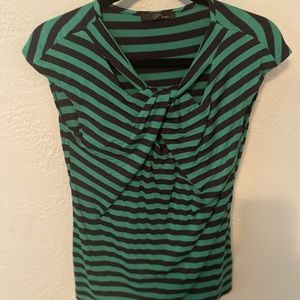 Sexy black and green top